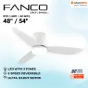 FANCO Rito 3 Hugger 46"/52" DC LED Ceiling Fan  - Variant Main Image