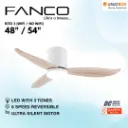 FANCO Rito 3 Hugger 46"/52" DC LED Ceiling Fan  - Variant Main Image