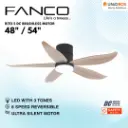 FANCO Rito 5 48"/54" DC Ceiling Fan with LED - Variant Main Image