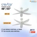 CRESTAR VALUEAIR 5 DC Ceiling Fan - Variant Main Image