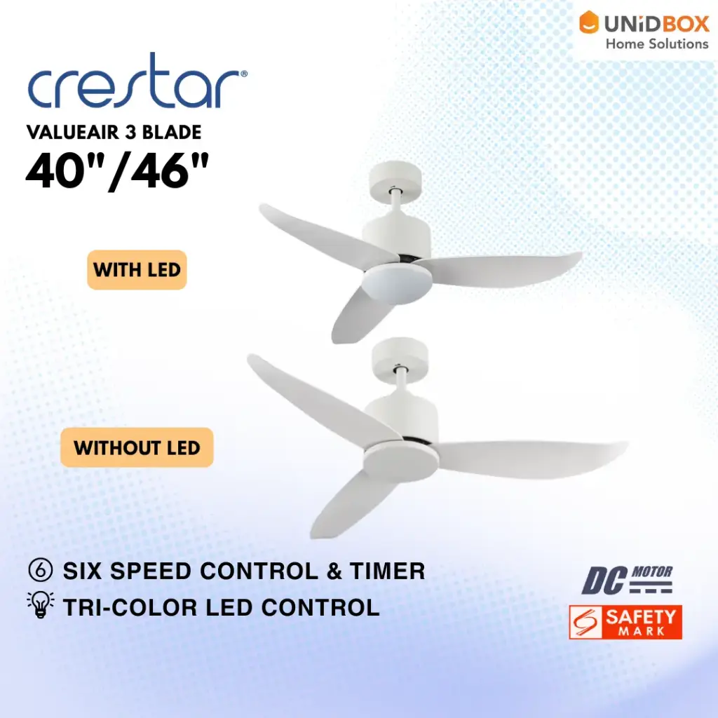 CRESTAR VALUEAIR 3 DC Ceiling Fan - Variant Main Image
