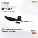 ALASKA Aspen III 38"/42"/50" DC Ceiling Fan - Variant Main Image