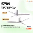 SPIN Timber Series 36"/43"/52"/60" DC Ceiling Fan Smart Wifi - Variant Main Image