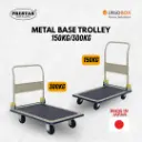 PRESTAR NB-101 / NF-301 Metal Platform Hand Truck | Single Tier Foldable Trolley 150kg / 300kg | 740 × 480mm - Variant Main Image