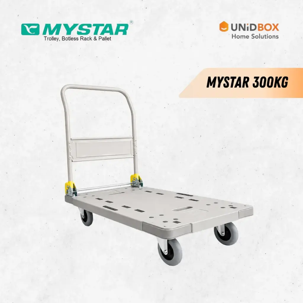 MYSTAR PS-101V2/PM-301V2 PVC Hand Truck (150kg/300kg) - Variant Main Image