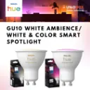 Philips Hue GU10 Smart LED Bulb 400lm | White Ambiance / White & Colour | 1pc / 2pc | Bluetooth - Variant Main Image