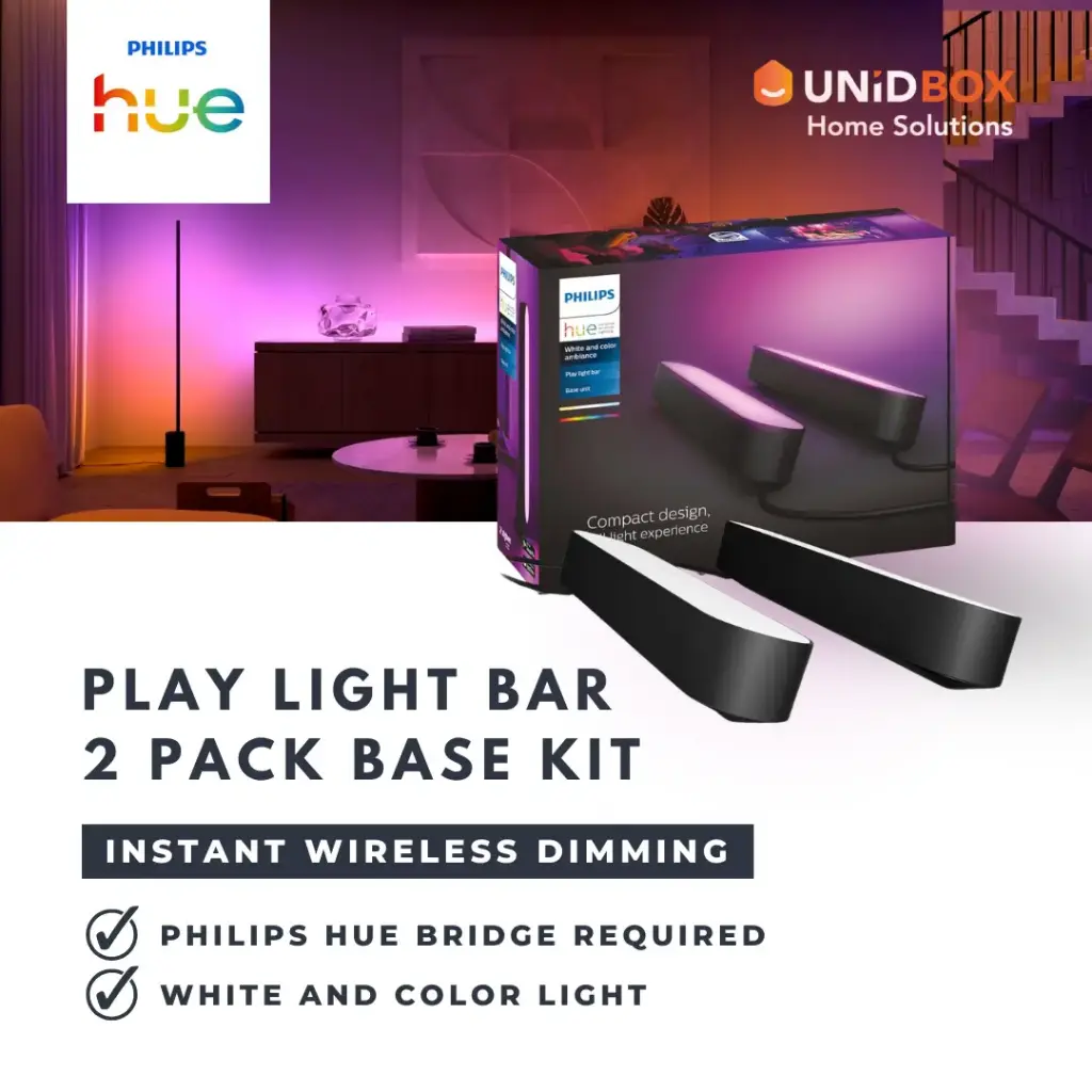 Philips Hue Play Light Bar Extension | RGBW Smart Ambient Light | 1pc / 2pc Bundle - Variant Main Image