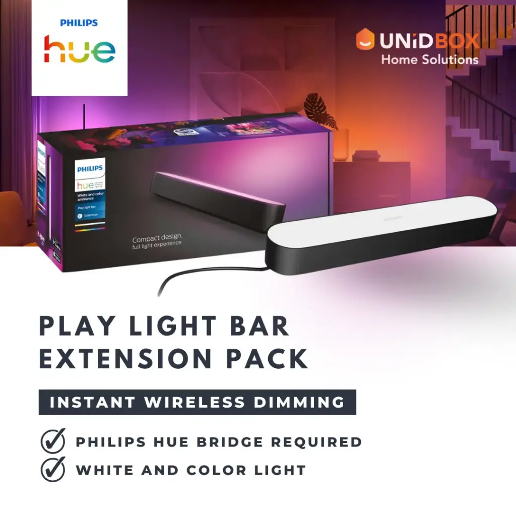Philips Hue Play Light Bar Extension | RGBW Smart Ambient Light | 1pc / 2pc Bundle - Variant Main Image