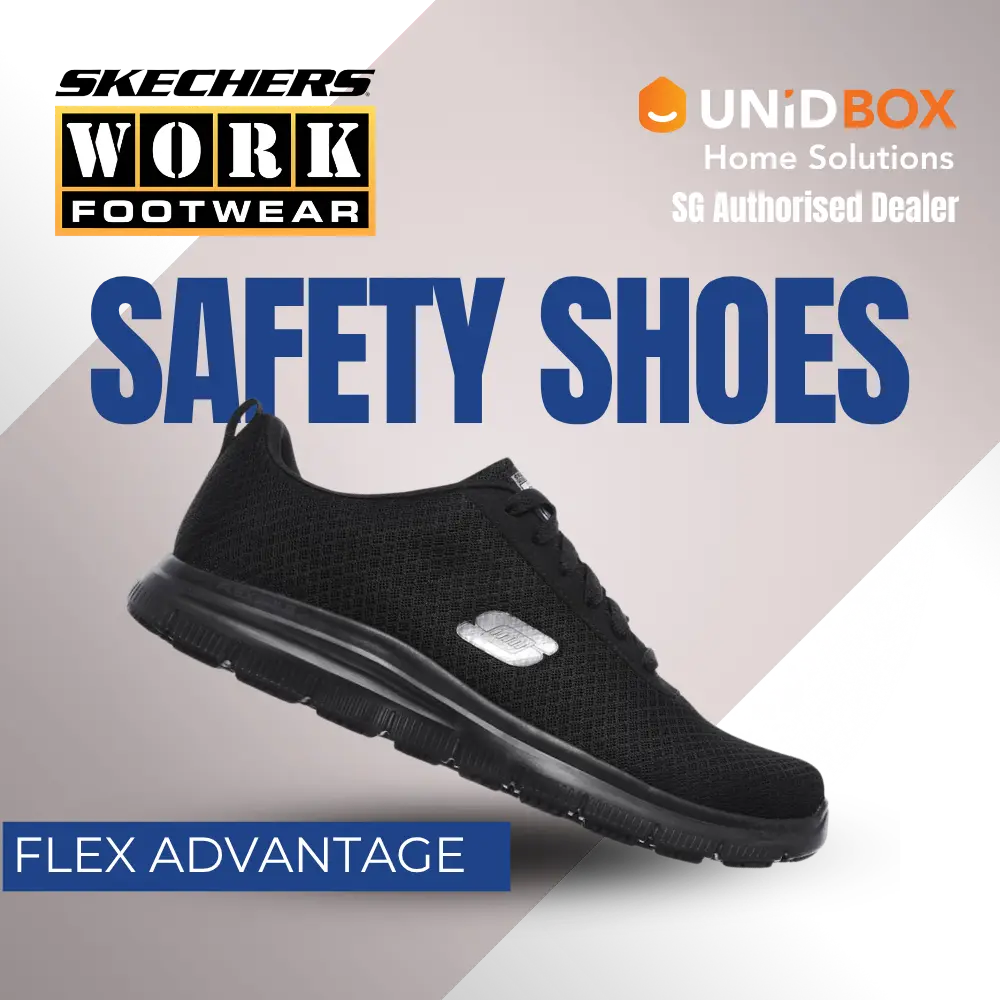 Skechers Work Flex Advantage Bendon SR 77125 Men’s Slip-Resistant Work Shoes - Variant Main Image