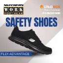 Skechers Work Flex Advantage Bendon SR 77125 Men’s Slip-Resistant Work Shoes - Variant Main Image