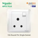 SCHNEIDER AFFLE PLUS Electric Switch and Socket White - Variant Main Image