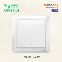 SCHNEIDER AFFLE PLUS Electric Switch and Socket White - Variant Main Image