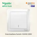SCHNEIDER AFFLE PLUS Electric Switch and Socket White - Variant Main Image