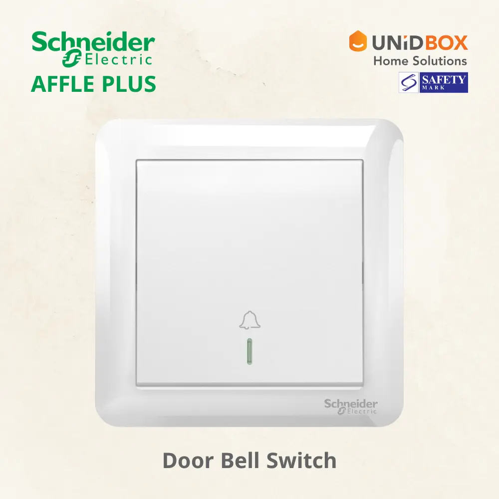 SCHNEIDER AFFLE PLUS Electric Switch and Socket White - Variant Main Image