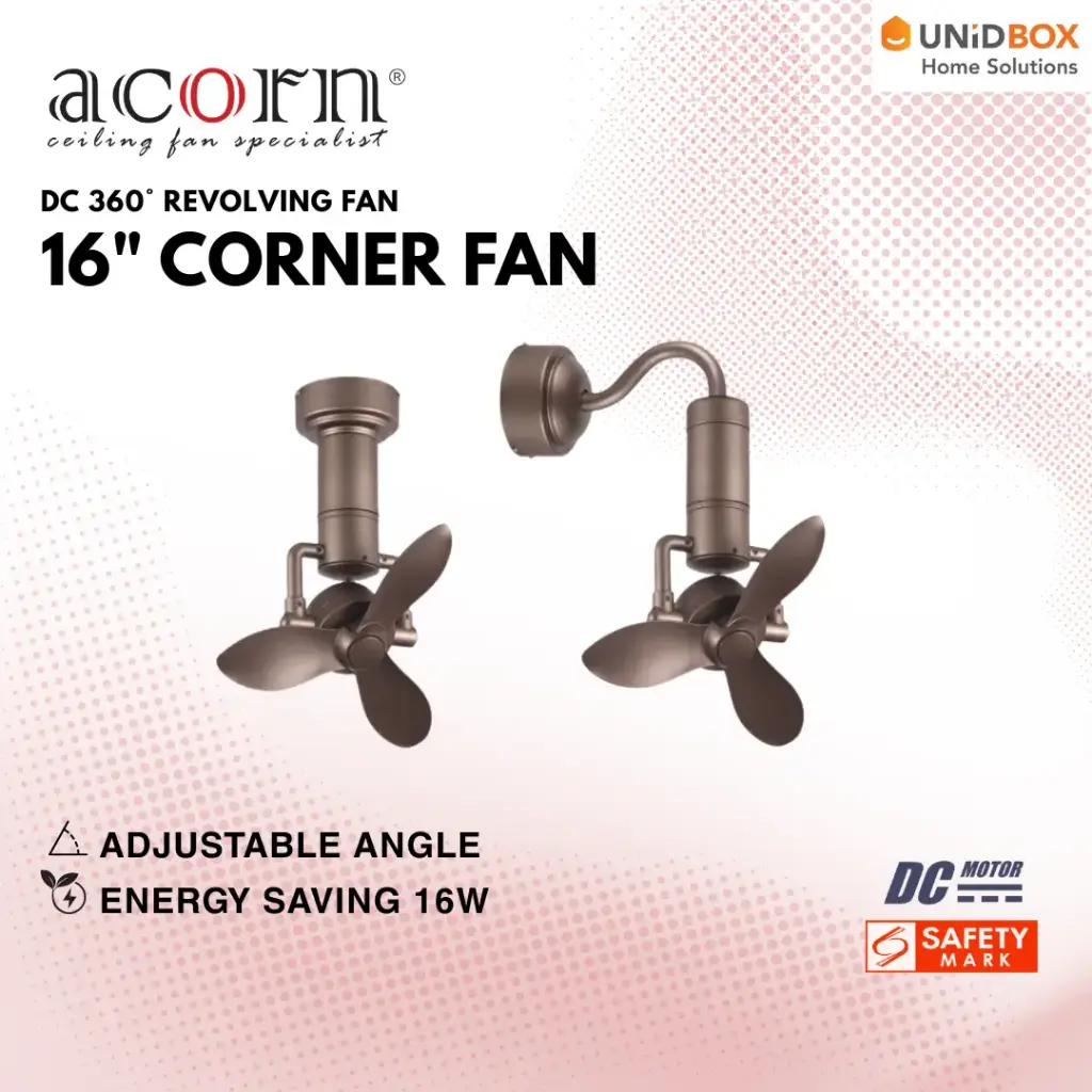 ACORN Corner DC-360 16" DC Ceiling Fan - Variant Main Image