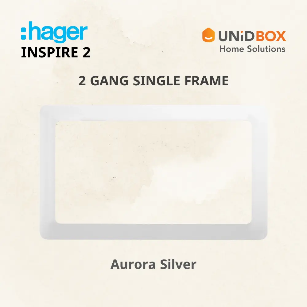 HAGER Inspire 2 Single Frames - Noble Bronze/Knight Black/Elegant Gold/Aurora Silver - Variant Main Image