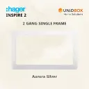 HAGER Inspire 2 Single Frames - Noble Bronze/Knight Black/Elegant Gold/Aurora Silver - Variant Main Image