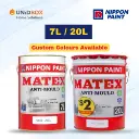 Nippon Paint Matex Interior Wall & Ceiling Paint 7L / 20L | Matt Anti-Fungus - Variant Main Image