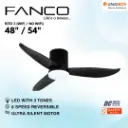 FANCO Rito 3 Hugger 46"/52" DC LED Ceiling Fan  - Variant Main Image