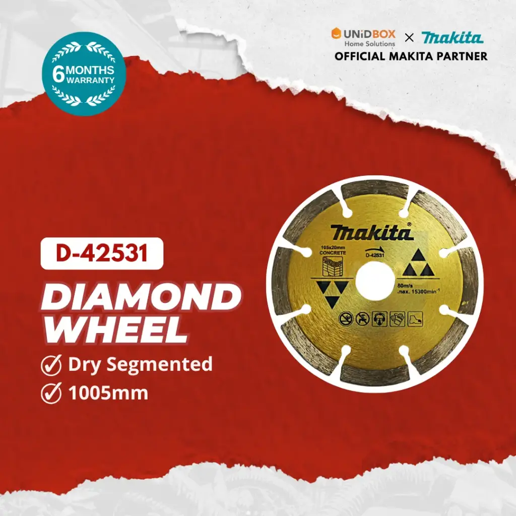 MAKITA Diamond Wheel Segmented Dry (105mm, D-42531) 