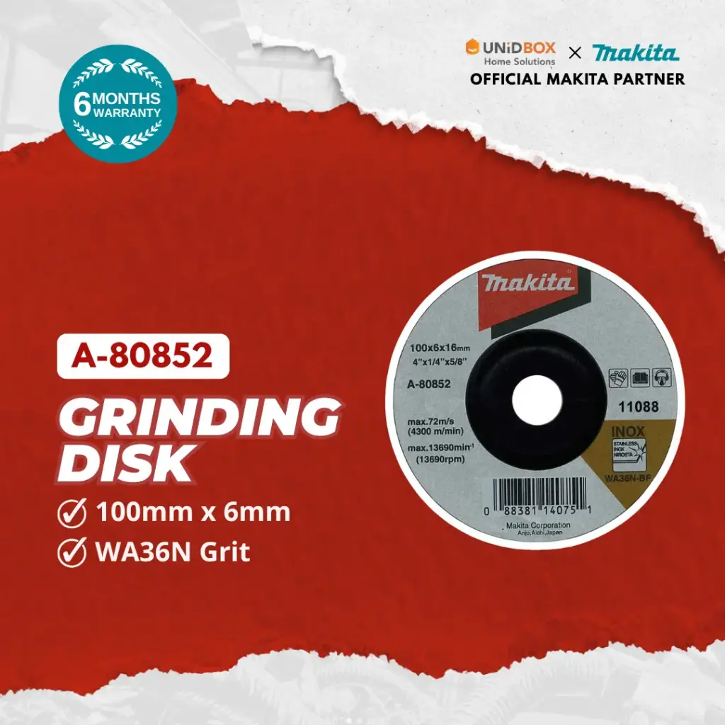 MAKITA Grinding Disc WA36N INOX (100mm, A-80852)