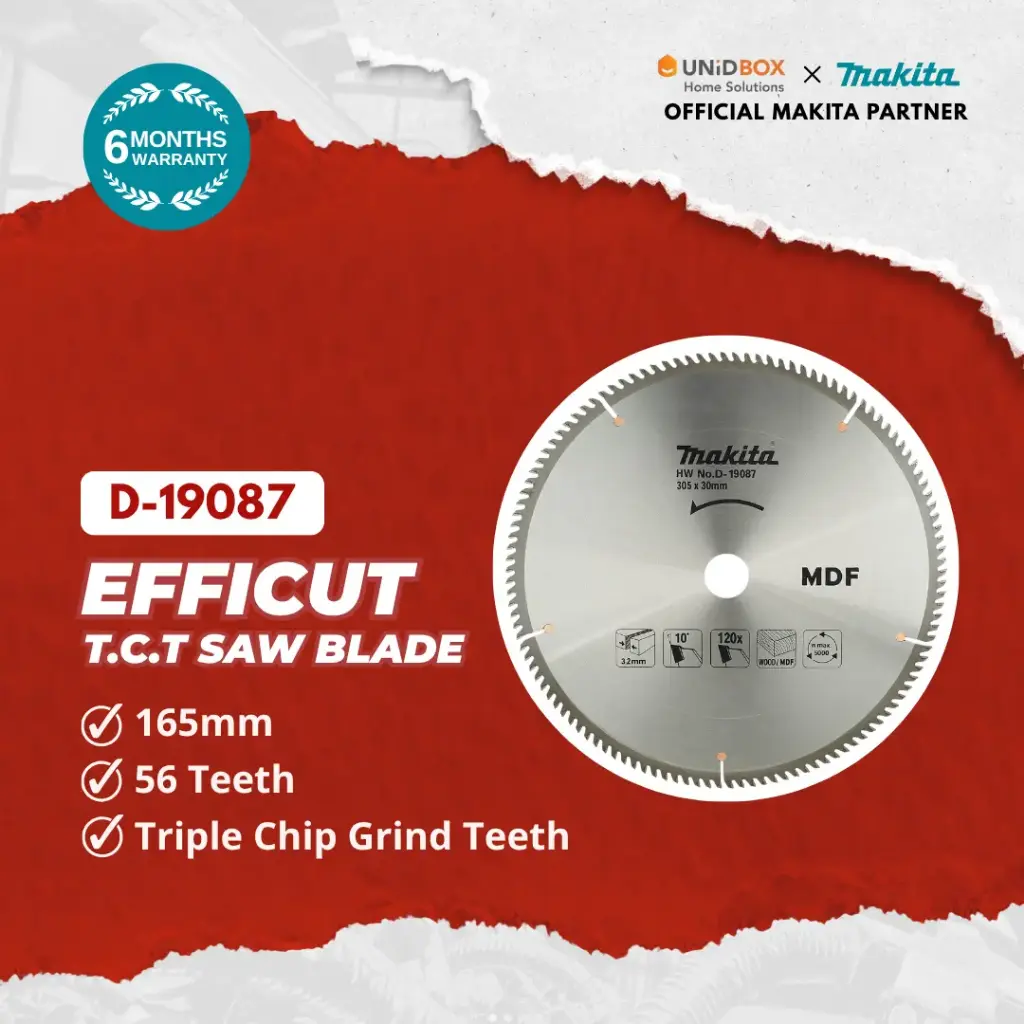 MAKITA T.C.T Saw Blade MDF/Wood (305mm, 120T, D-19087)