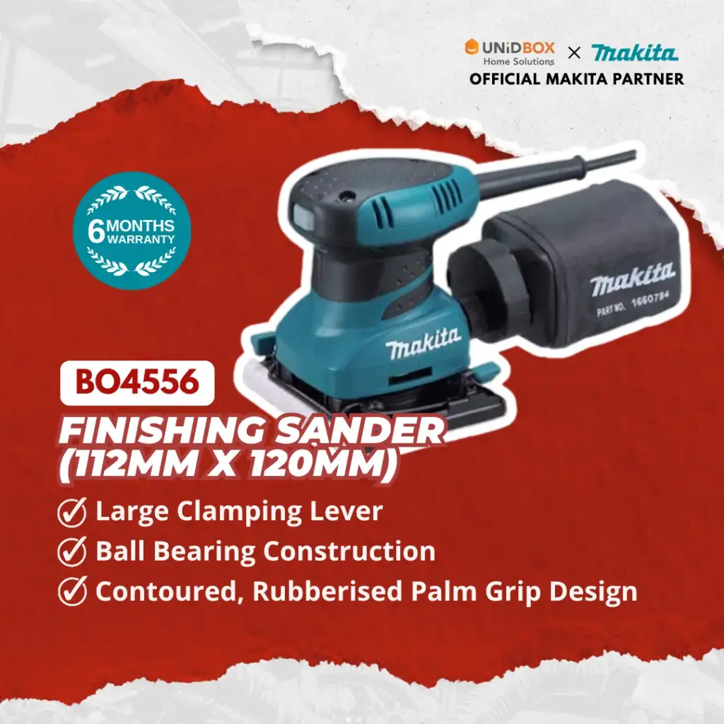MAKITA BO4556 Finishing Sander (112×102mm)