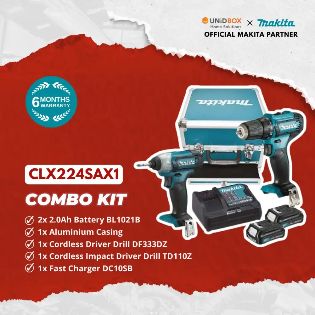 MAKITA CLX224SAX1 Cordless Combo Kit