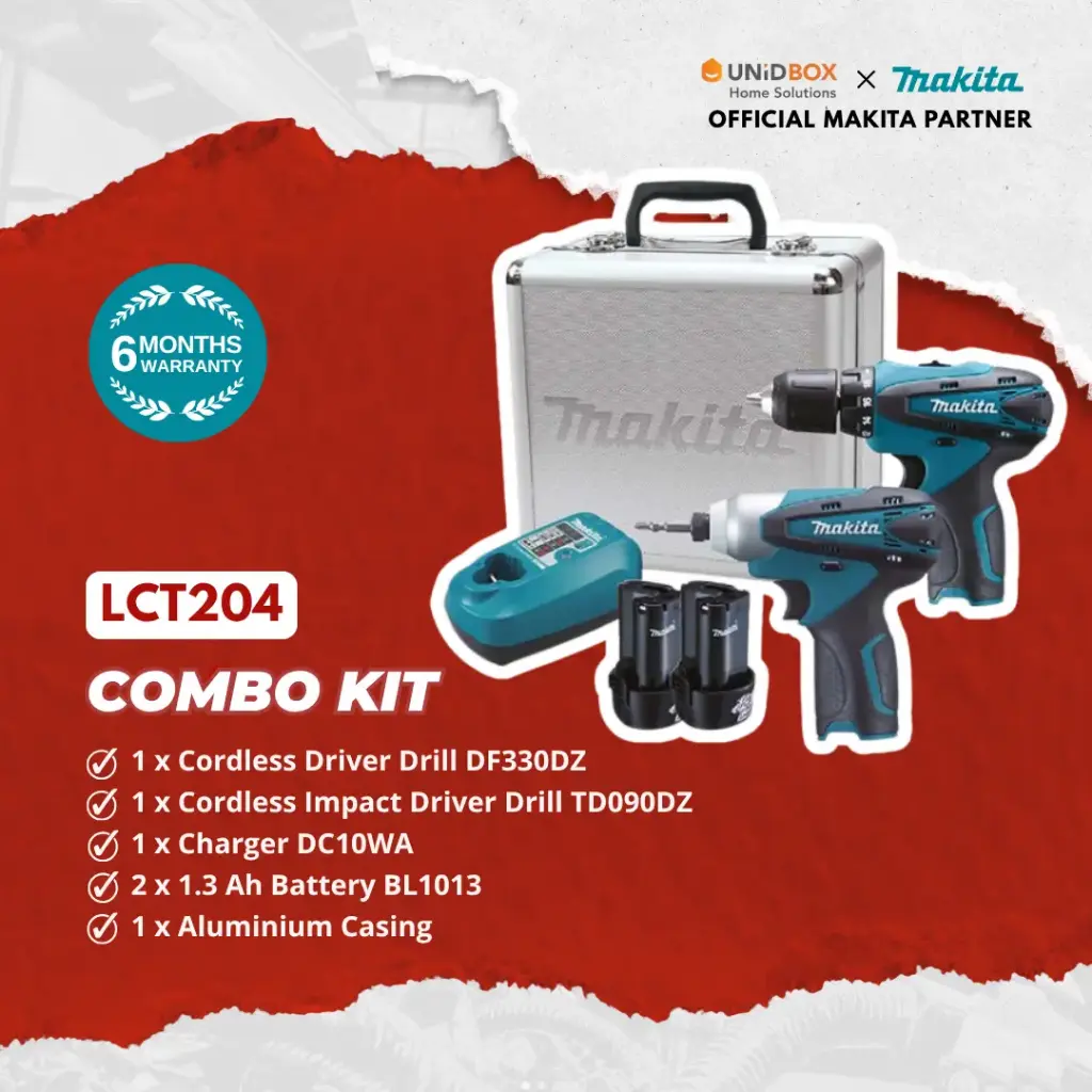 MAKITA LCT204 Cordless Combo Kit 
