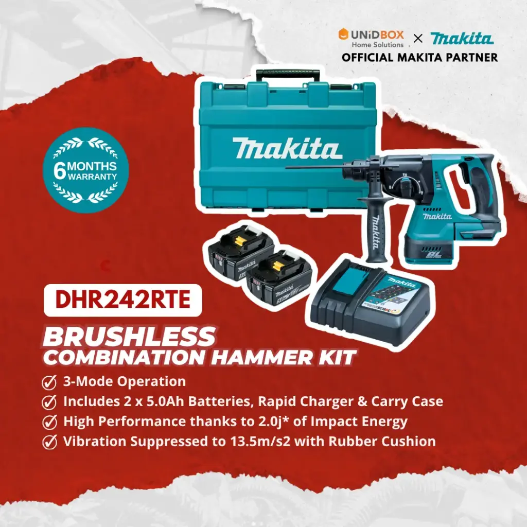 MAKITA DHR242RTE Brushless Combination Hammer
