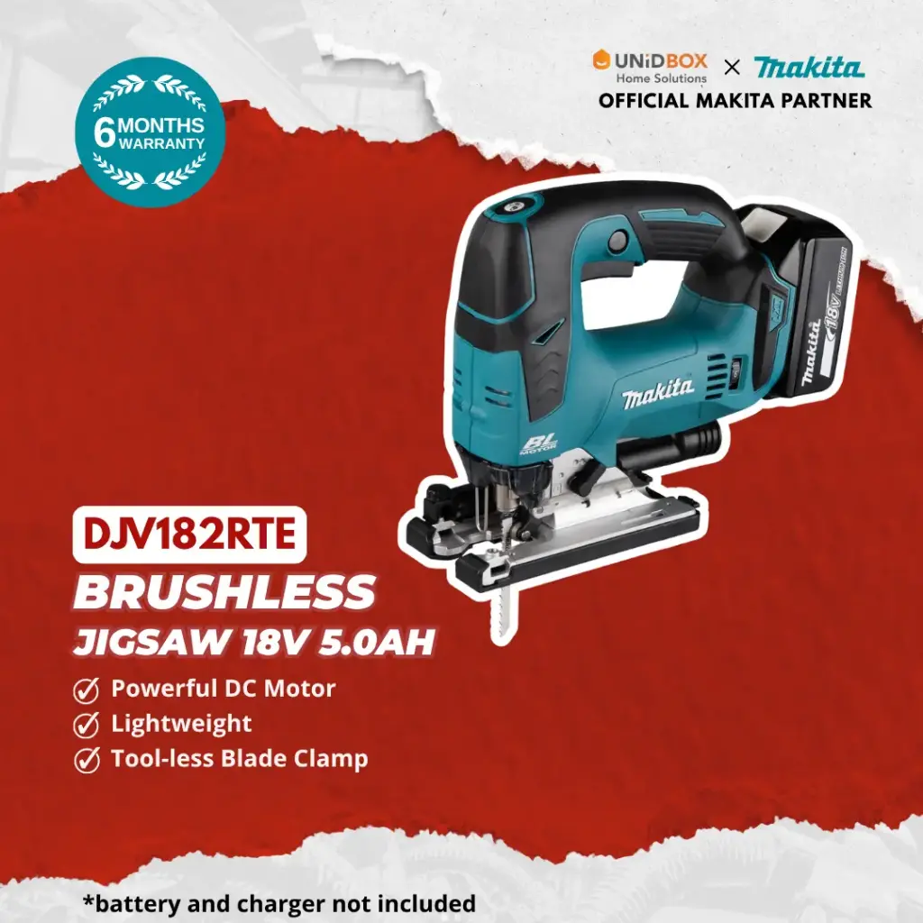 MAKITA DJV182RTE 18V Cordless Jigsaw (5.0Ah)