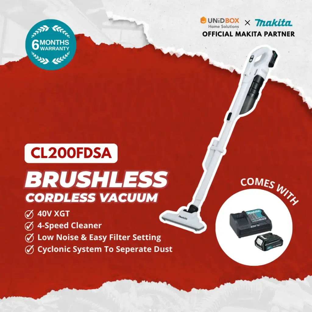 MAKITA CL200FDSA Corded Cyclone Vacuum Cleaner Set (with accessories)