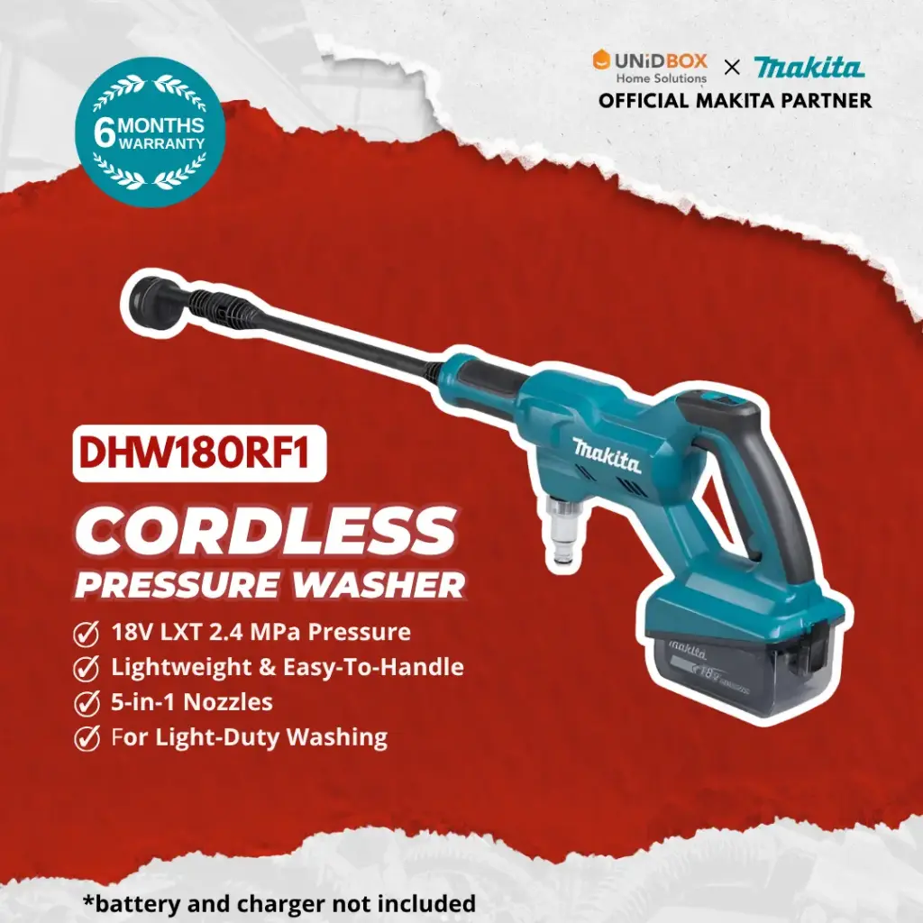 MAKITA DHW180RF1 18V cordless DC pressure washer Kit