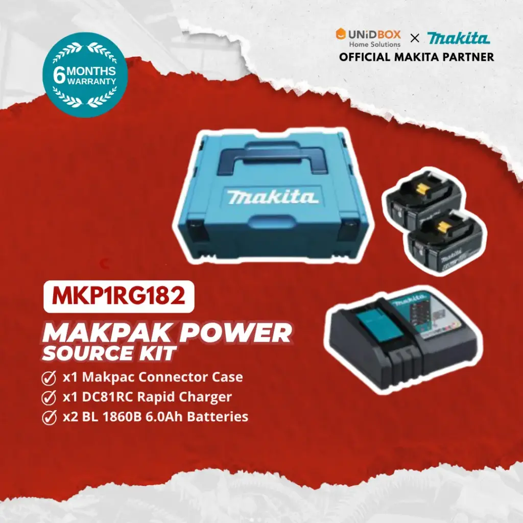 MAKITA MAKPAC Power Source Kit (6.0Ah, MKP1RG182 PSK)