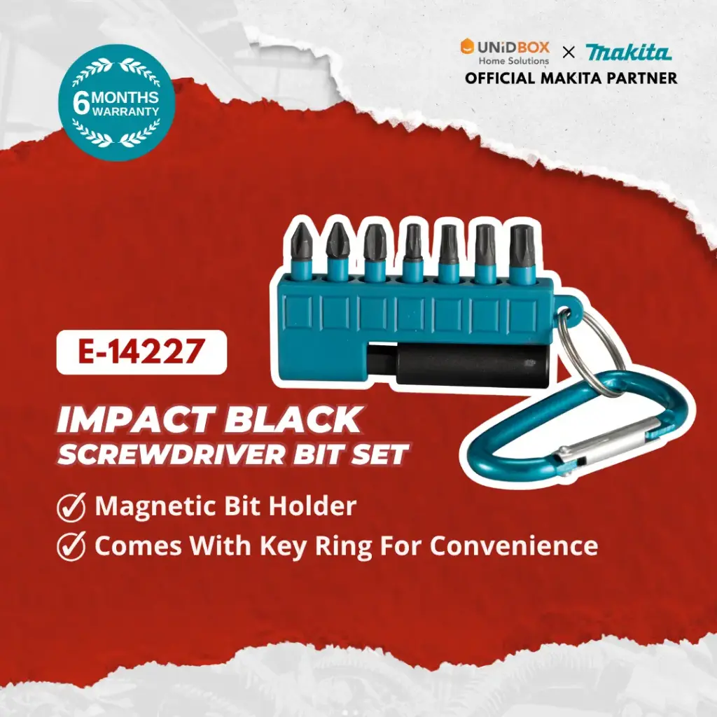 MAKITA Impact Black Screwdriver Bit Set (8pcs) E-14227