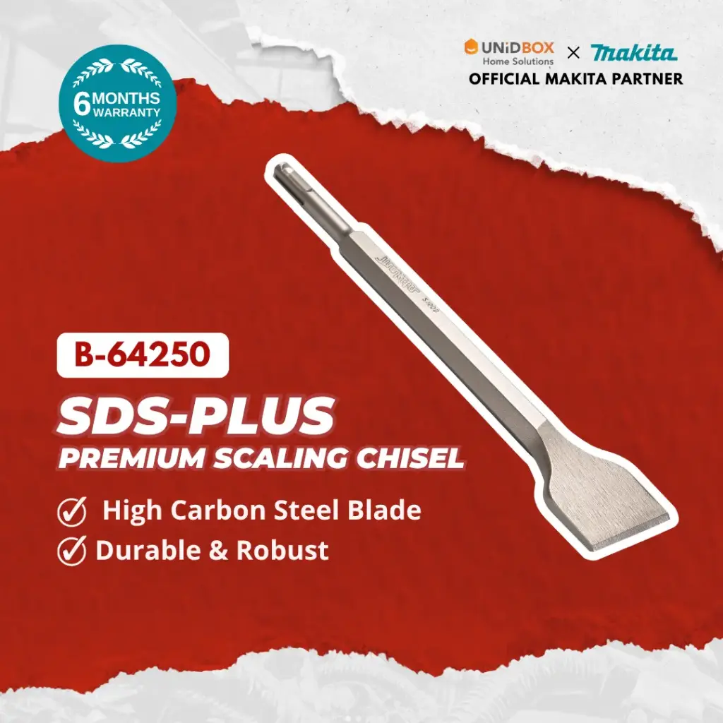 MAKITA SDS‑Plus Premium Scaling Chisel 40×250mm B-64250