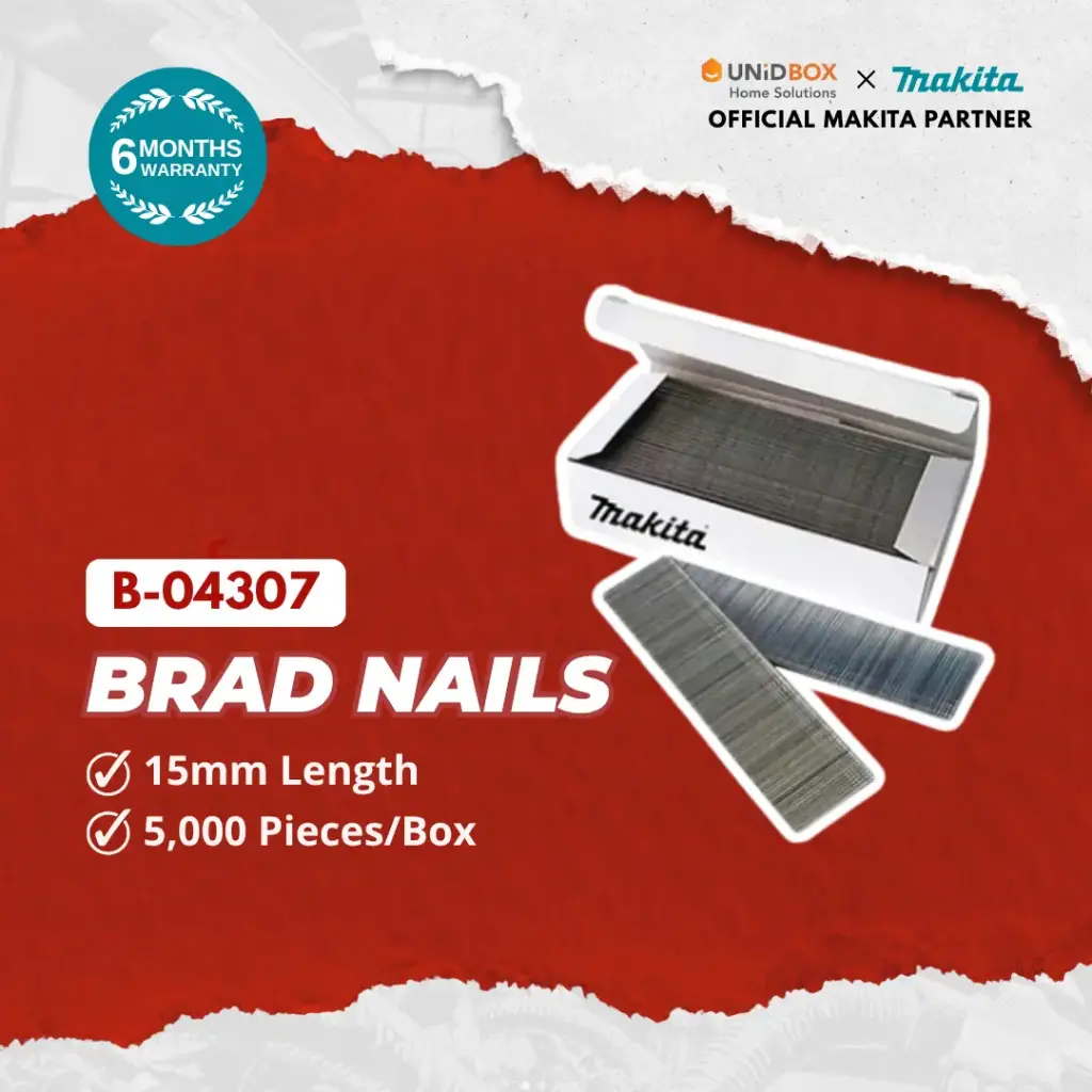 MAKITA Brad Nail 15mm F‑15 (5000pcs/box) B-04307
