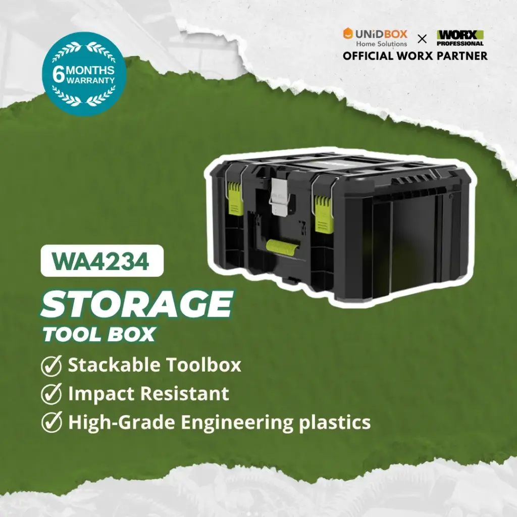 WORX WA4234 IP65 Storage Tool Box (Base, 45kg)