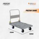 PRESTAR PF301 NF301 (SPT‑303) Dual Handle Platform Trolley 910×610mm, 300 kg Load – Japan Made