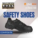 SKECHERS Work Burgin Sawda 200088 Composite Toe & Extra Wide Safety Shoes