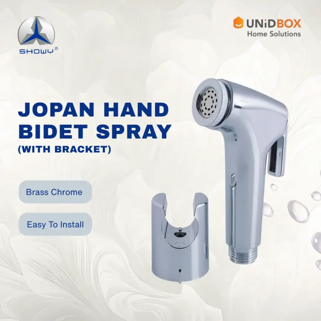 SHOWY 2364-211 JOPAN Hand Bidet Spray Set | Flexible Hose & Wall Bracket