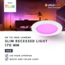Philips Hue Slim White & Colour Ambiance Smart Recessed Light | 90mm / 170mm | IP44