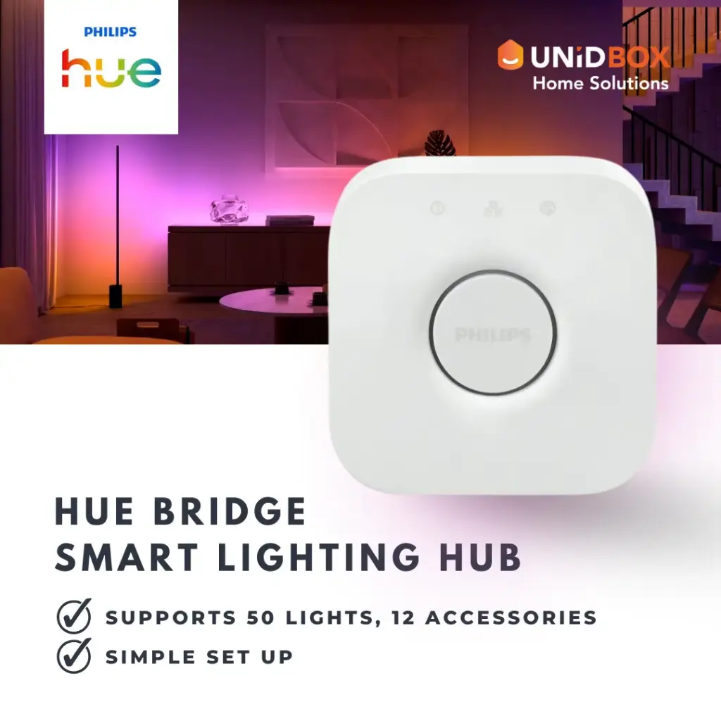 PHILIPS Hue Bridge Smart Lighting Hub | Whole-Home Control & Automation