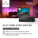 Philips Hue Play HDMI Sync Box 8K | 8K 60Hz / 4K 120Hz | HDMI 2.1 Smart TV Light Sync