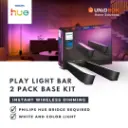 PHILIPS Hue Play Light Bar Extension | RGBW Smart Ambient Light | 1pc / 2pc Bundle
