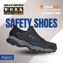 SKECHERS Work Cankton Faison 200211 Steel Toe Safety Shoes | Hands Free Slip-ins