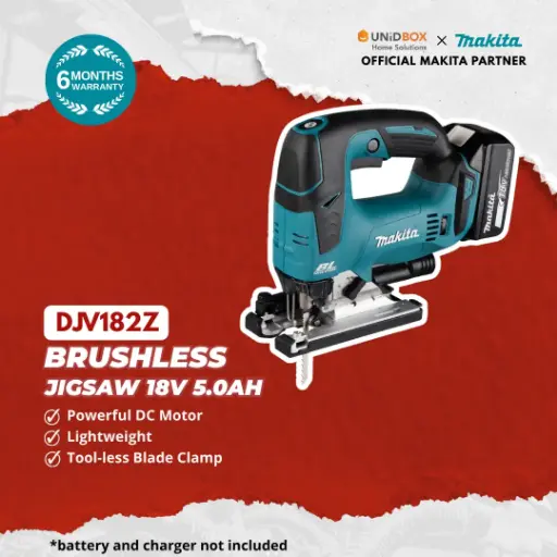 [08-15-00018] MAKITA DJV182Z 18V Brushless Jigsaw (Bare Unit)