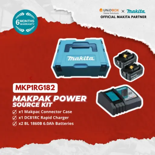 [11-09-00036] MAKITA MAKPAC Power Source Kit (6.0Ah, MKP1RG182 PSK)