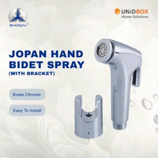 [07-11-00190] SHOWY 2364-211 JOPAN Hand Bidet Spray Set | Flexible Hose & Wall Bracket