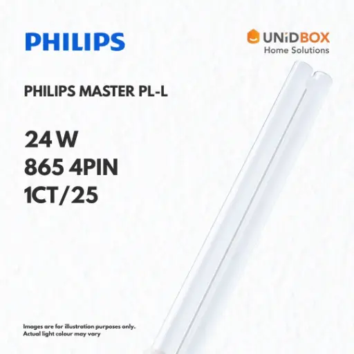 [04-13-00093] PHILIPS MASTER PL-L 24W 865 4-Pin Compact Fluorescent Lamp (CFL)